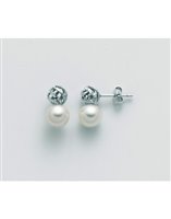 Orecchini Miluna Donna Le Perle in Oro bianco Perla PER2295 - PER2295